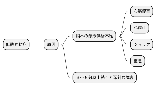 低酸素脳症の深刻な原因